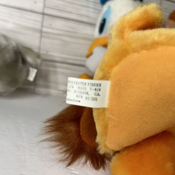 Vintage Walt Disney Plush Lady, Dumbo, Pinocchio, Bambi, Donald Duck from 1985 - Picture 16 of 16